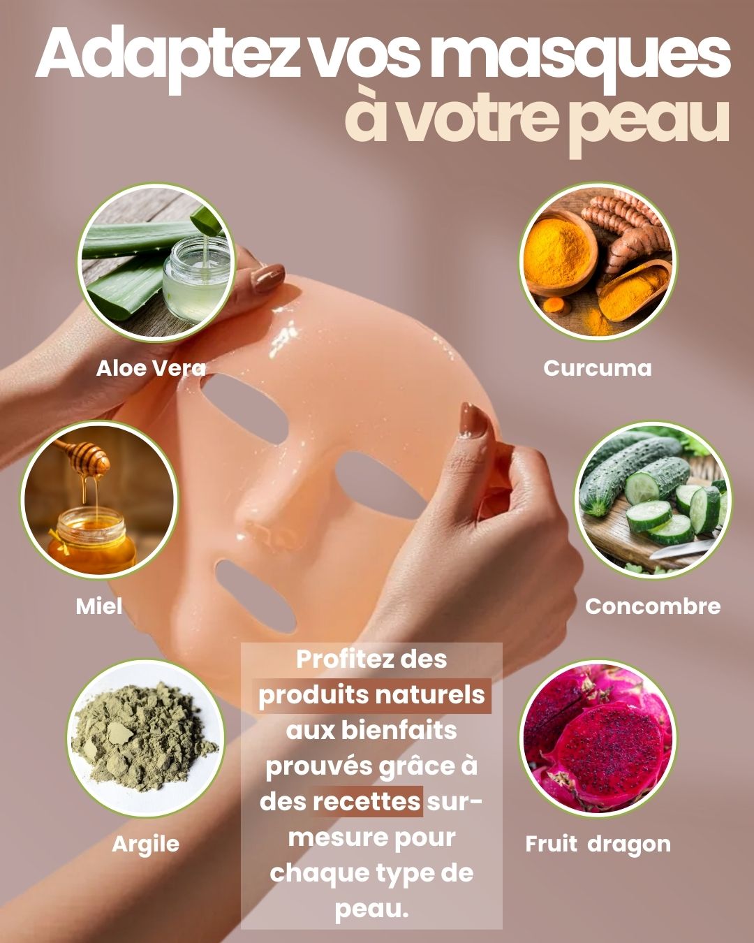 Machine à masques naturels VITAMASK